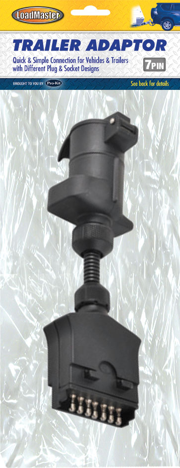 Flat Socket on Car to 7pin Large Round Plug on Trailer