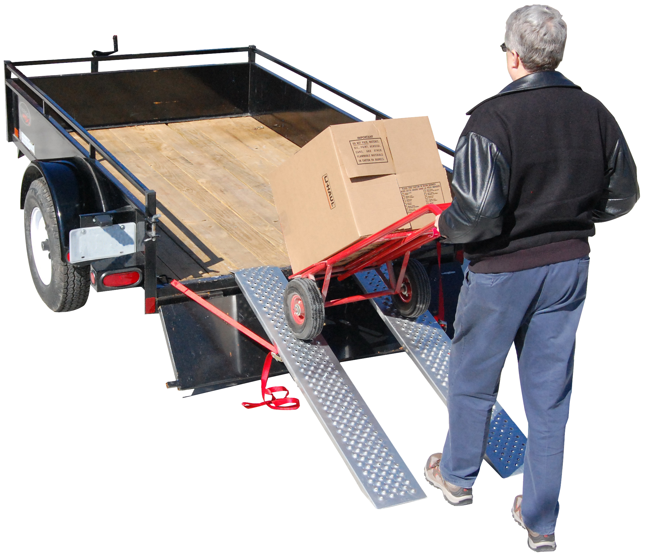 2pc Flat Tread Loading Alluminium Ramp