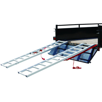 2pc Ladder Tread Loading Alluminium Ramp