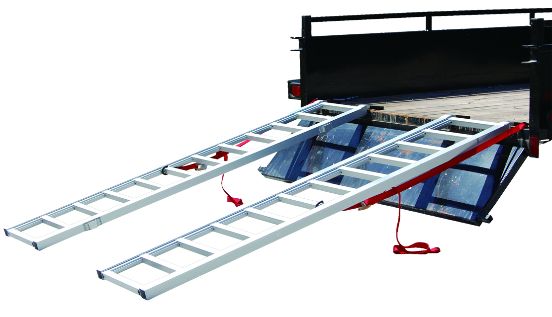 2pc Ladder Tread Loading Alluminium Ramp