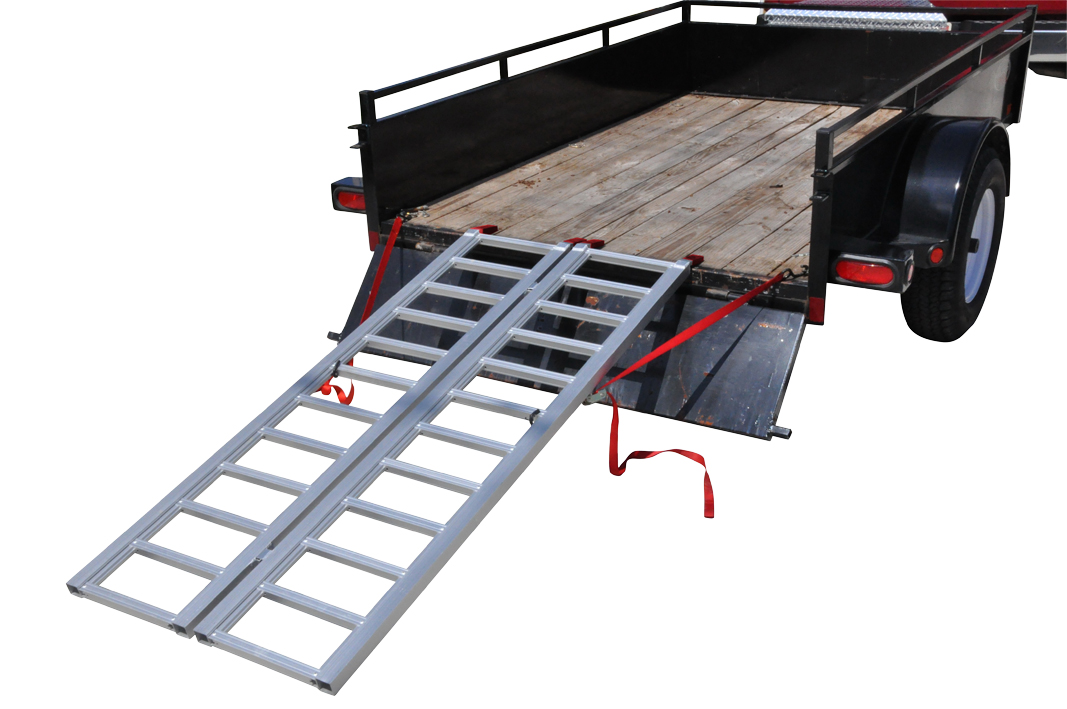 2pc Ladder Tread Loading Alluminium Ramp