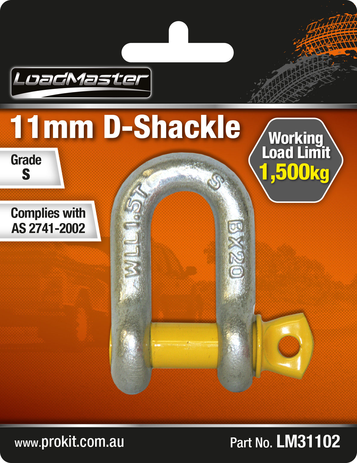 11mm D-Shackle