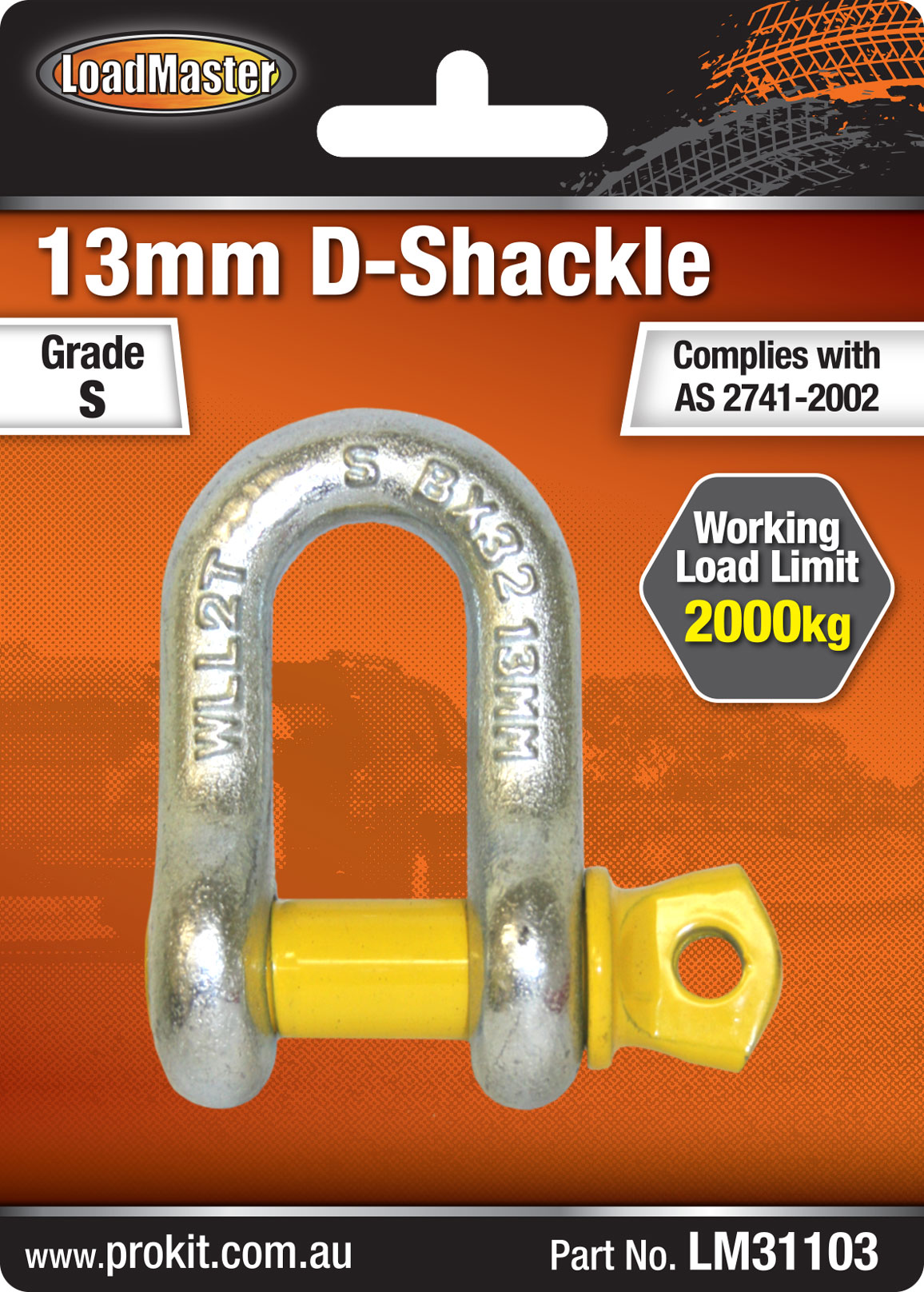 13mm D-SHACKLE