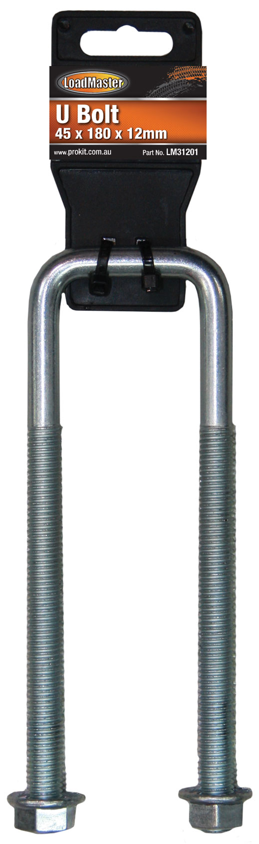 U Bolt – Square 45 x 12 x 180mm