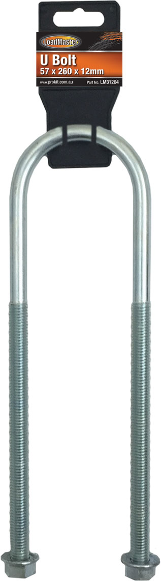 U Bolt – Round 57 x 12 x 260mm