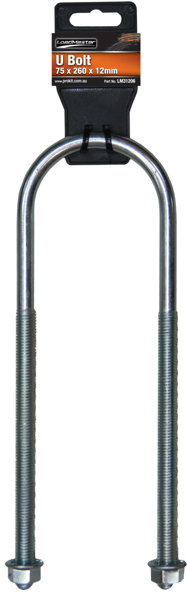 U Bolt – Round 75 x 12 x 260mm