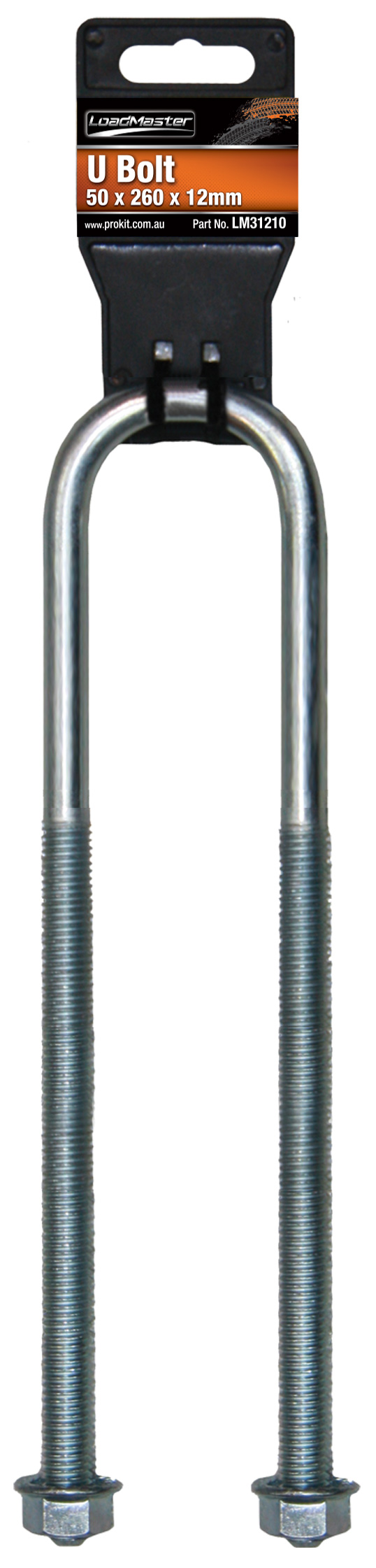 U Bolt – Round 50 x 12 x 260mm
