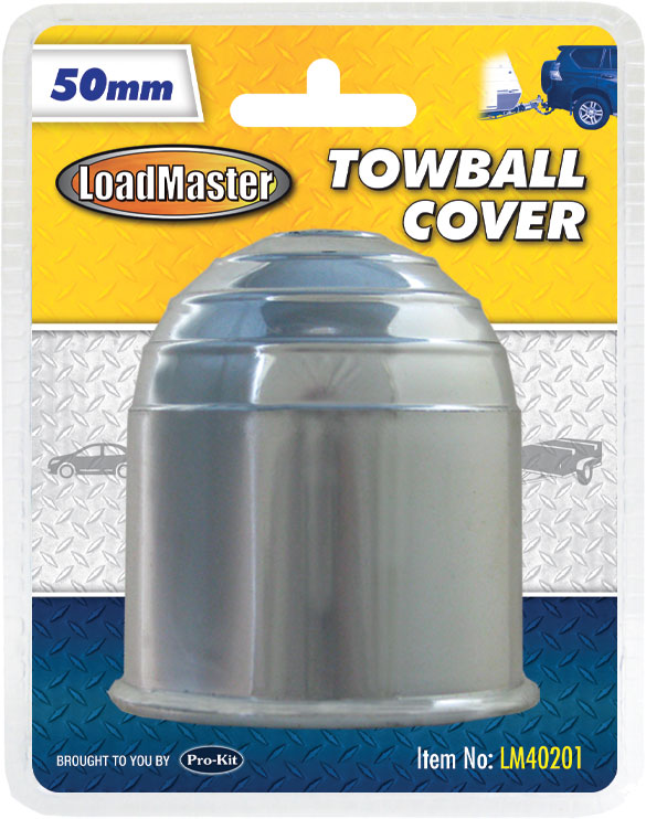 50mm Chrome Towball Cover