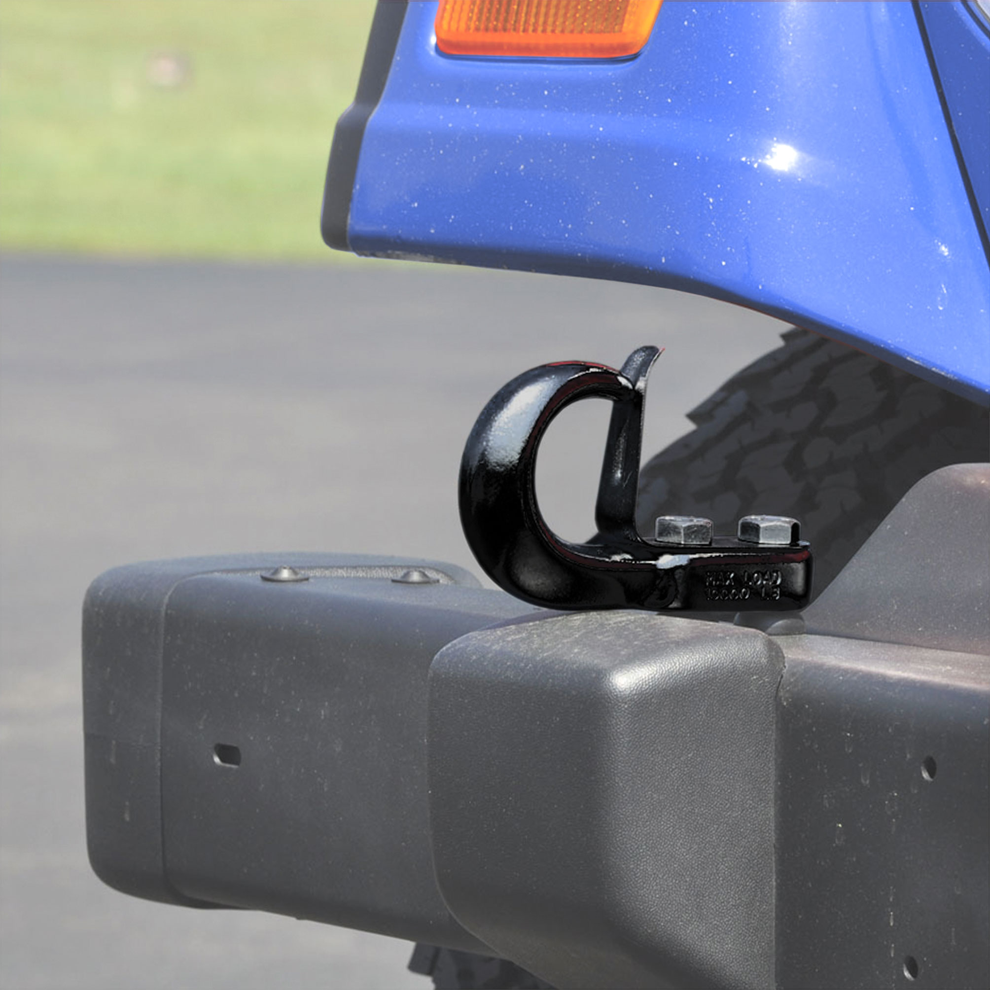 4500kg Black Tow Hook Kit