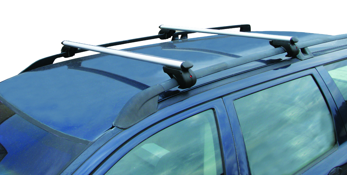 2pc LOCKABLE ROOF RACK – FOR VEHICLES EQUIPPED WITH SIDE RAILS