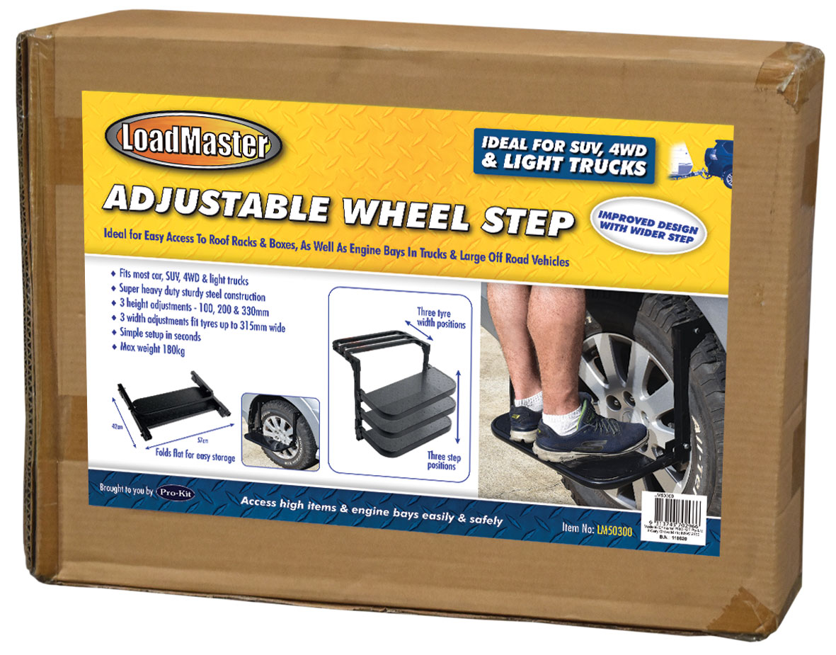 Adjustable Wheel Step