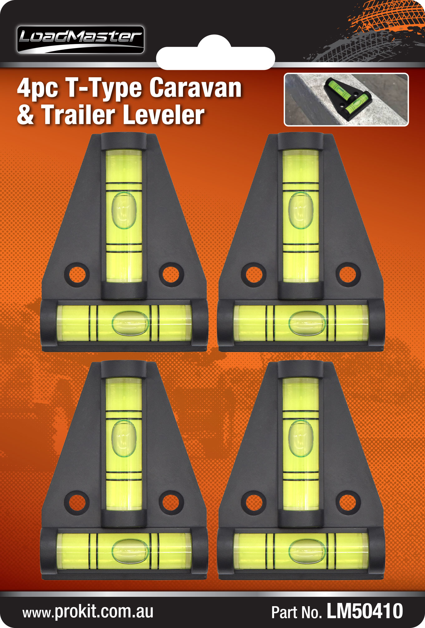 4pc T-Type Caravan & Trailer Leveler