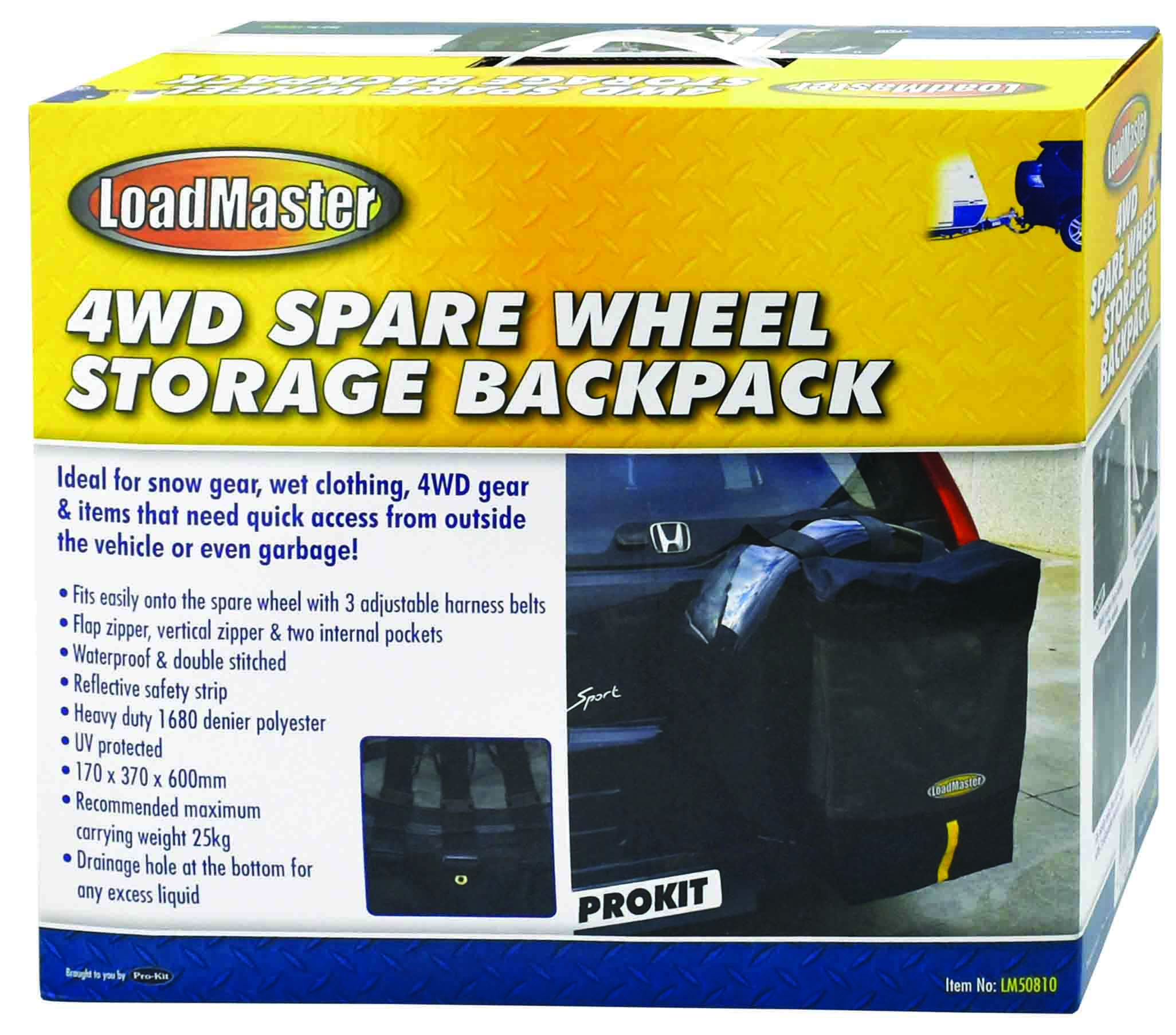 4wd Spare Wheel Storage Backpack