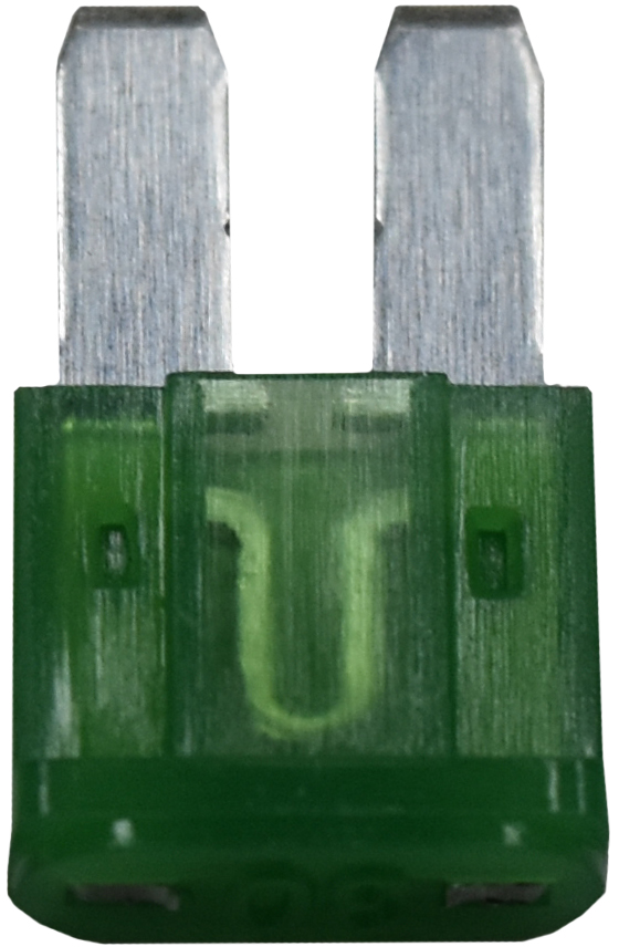 100pc Green Blade Fuse 30amp