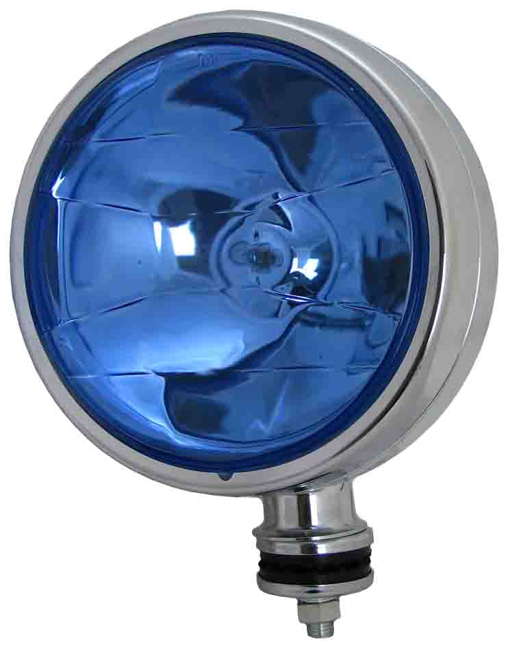 DRIVING LIGHT – 200mm (“) 2pc UNIVERSAL STAINLESS STEEL BLUE GLASS 100W