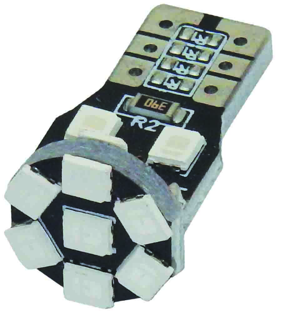 GLOBE – 2pc WIDE SMD T10E 13CHIPS BLUE