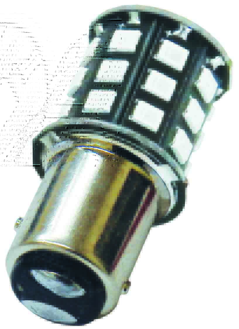 GLOBE – 2pc SMD 1157 BAY15D 33CHIPS RED