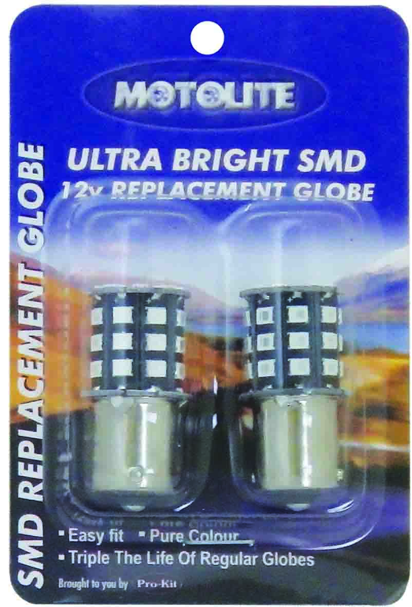 GLOBE – 2pc SMD 1157 BAY15D 33CHIPS WHITE