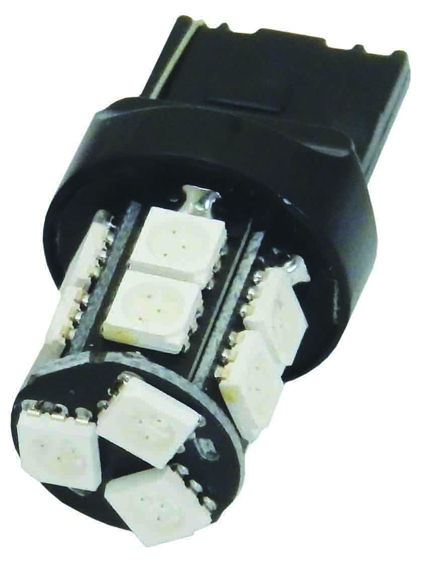 GLOBE – 2pc SMD 7440 13CHIPS AMBER
