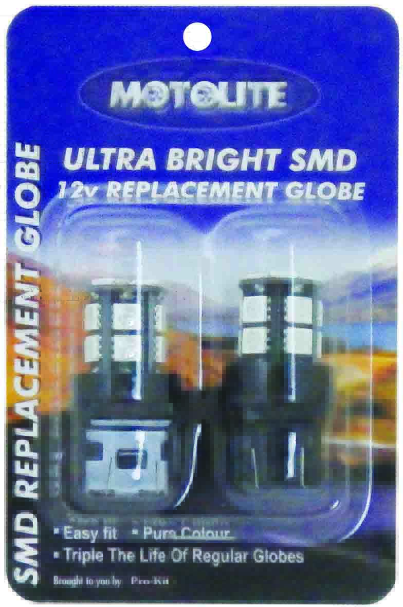 GLOBE – 2pc SMD 7443 13CHIPS WHITE