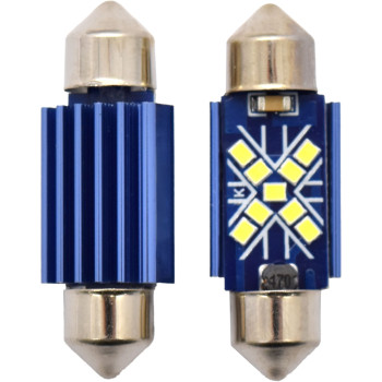 2pc LED Globes Festoon 36mm White