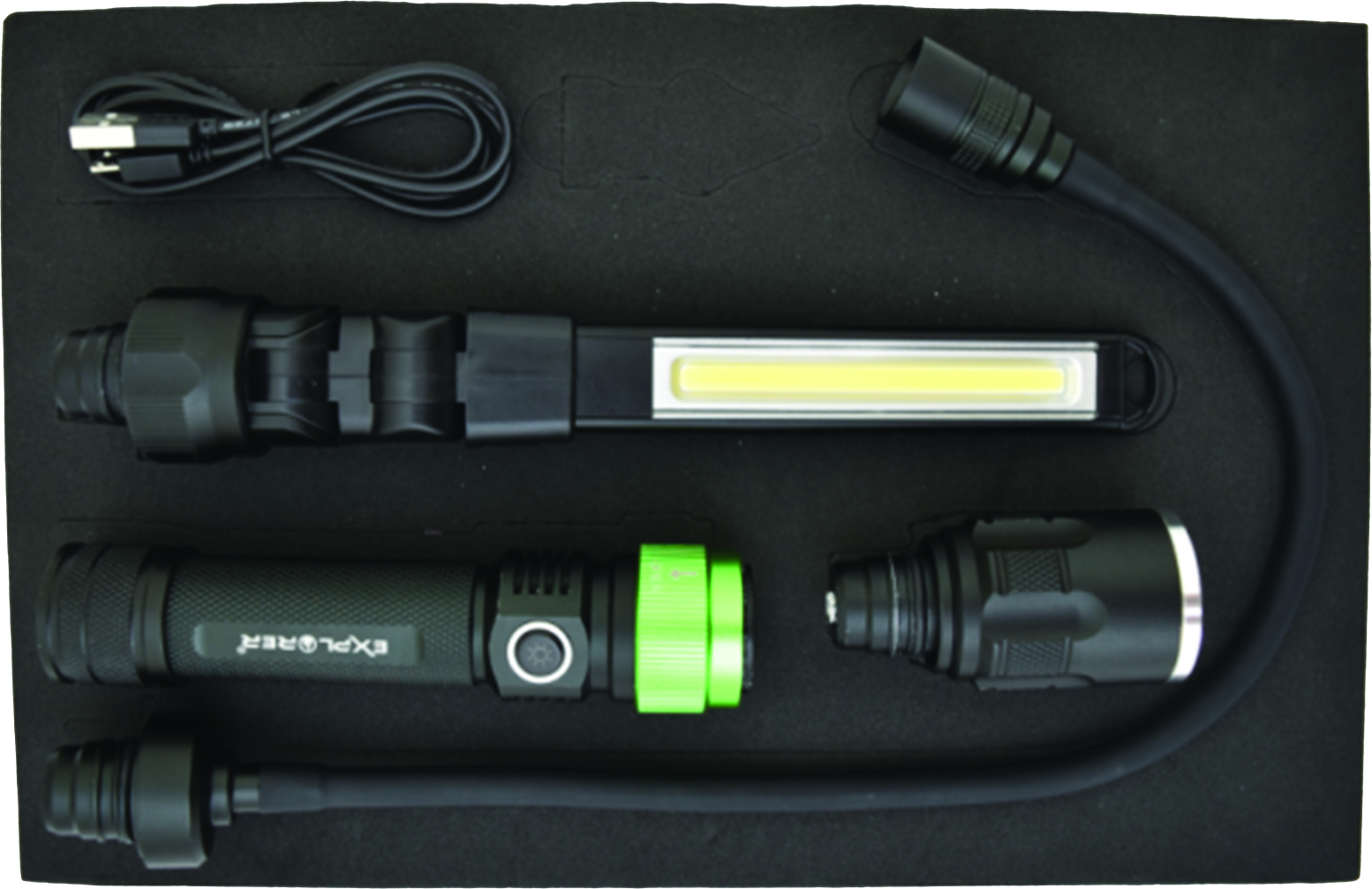 TORCH – 3 IN 1 MULTIFUNCTION TORCH WORKLIGHT & FLEXIBLE LIGHT