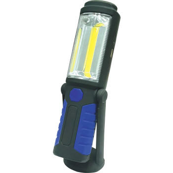 215mm 3W Cob Led Rechargeable Worklight with 1W Torch