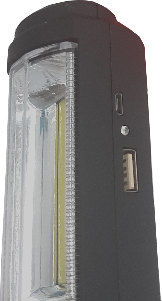215mm 3W Cob Led Rechargeable Worklight with 1W Torch