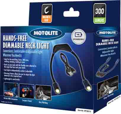 Rechargeable Hands-Free Dimmable Neck Light & Worklight