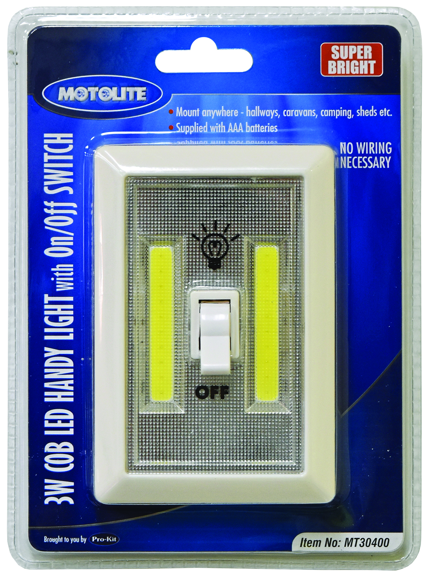 7pc POS Display High Power 6W Cob Wall Switch Light