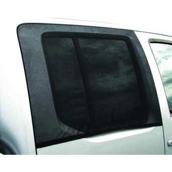 2pc Large Square Side Window Fitted Mesh Sun Shade