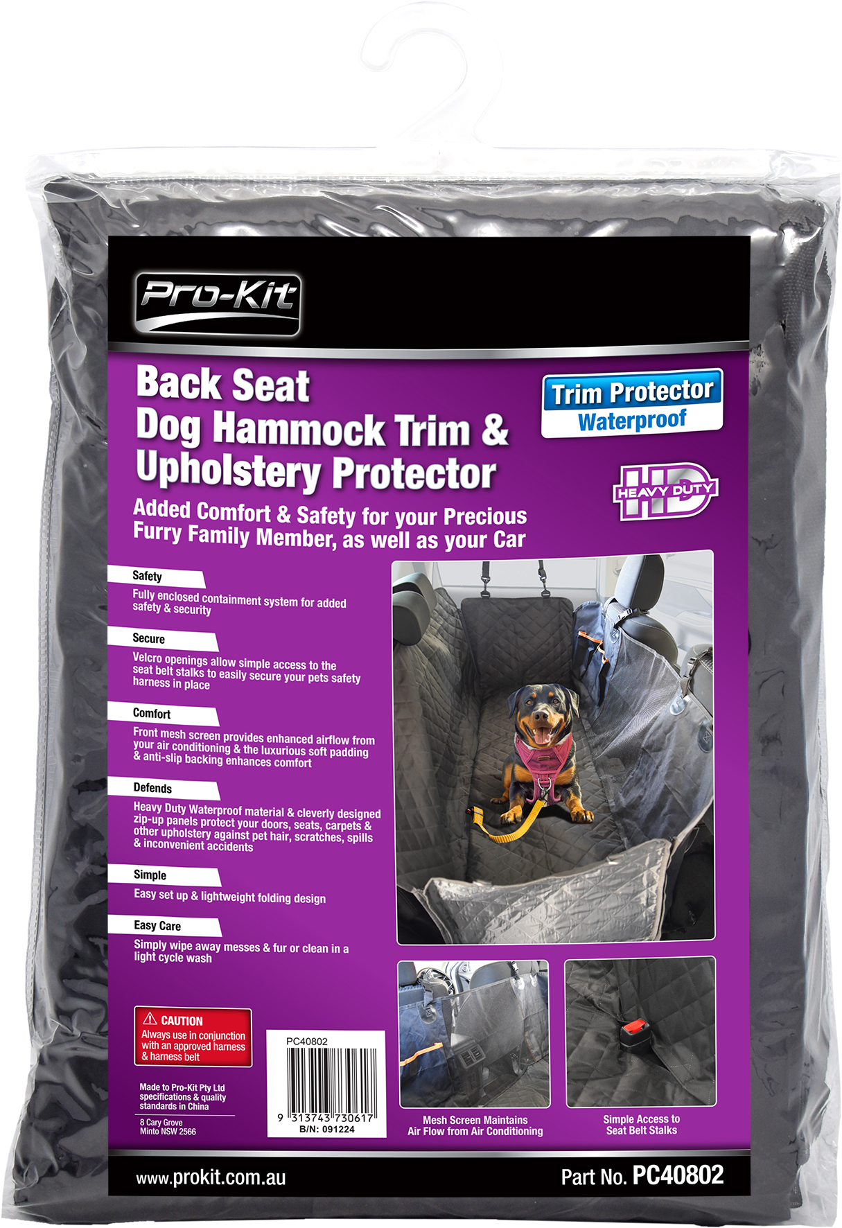Back Seat Dog Hammock Trim & Upholstery Protector