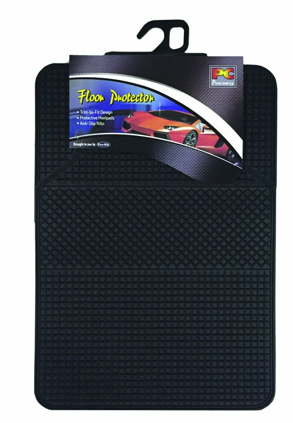 MAT SET – 4pc RUBBER BLACK PC50202