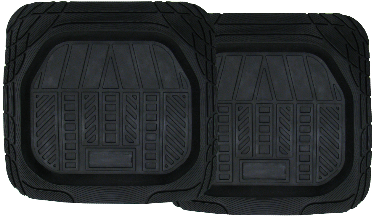MAT SET – 2pc DEEP DISH REAR BLACK