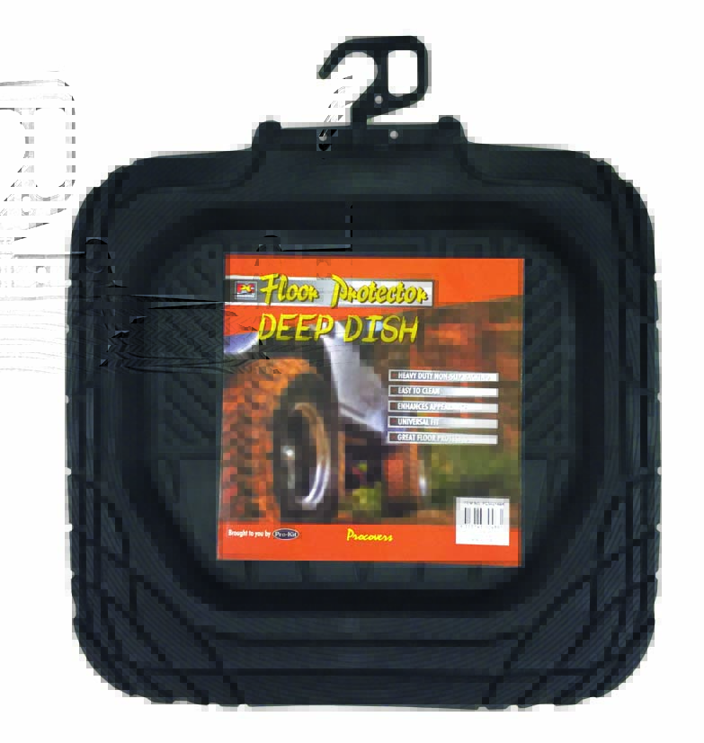 MAT SET – 2pc DEEP DISH REAR BLACK