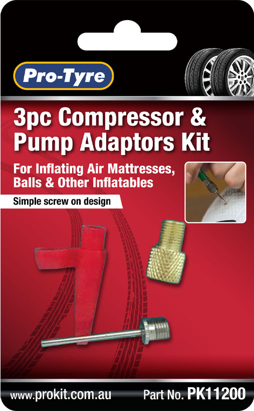 3pc COMPRESSOR & PUMP ADAPTOR
