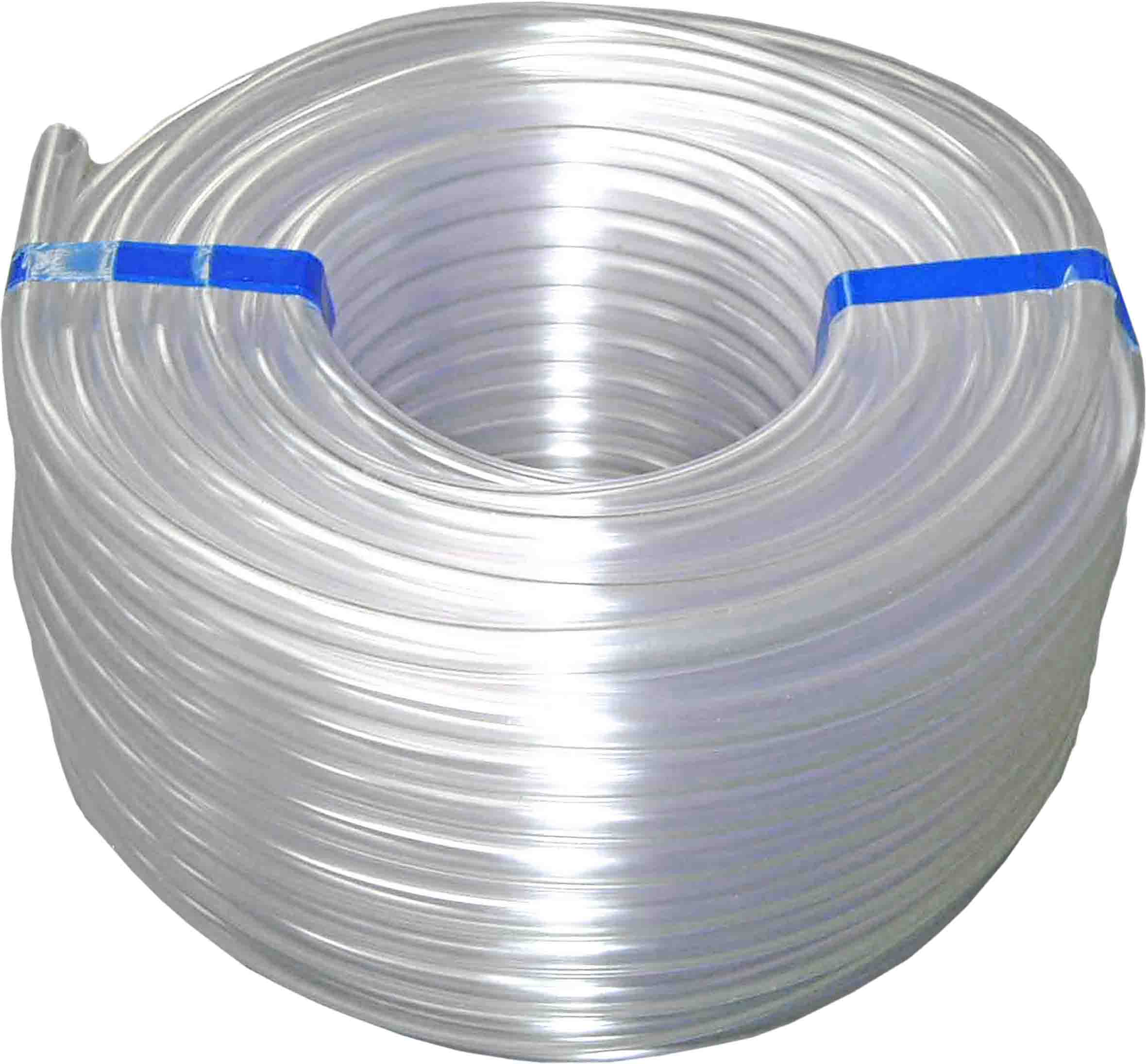 8mm ID x 11mm OD x 30M Clear PVC Tube