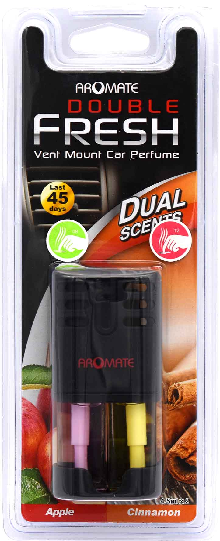 Apple & Cinnamon Dual Scent Vent Clip Air Freshener