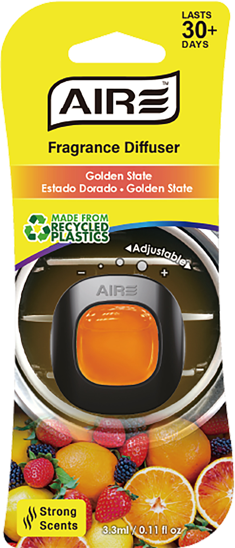 Golden State Mini Vent Clip Air Freshener