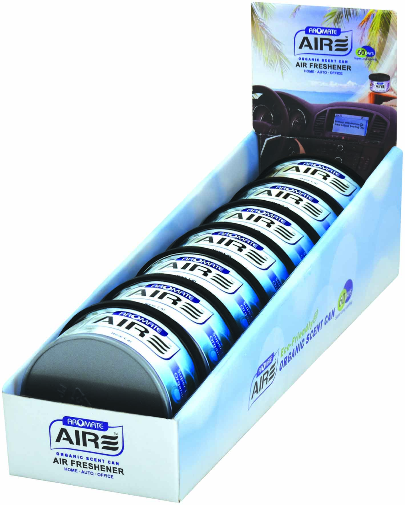 7pc New Car Fragrance Air Freshener in a Can
