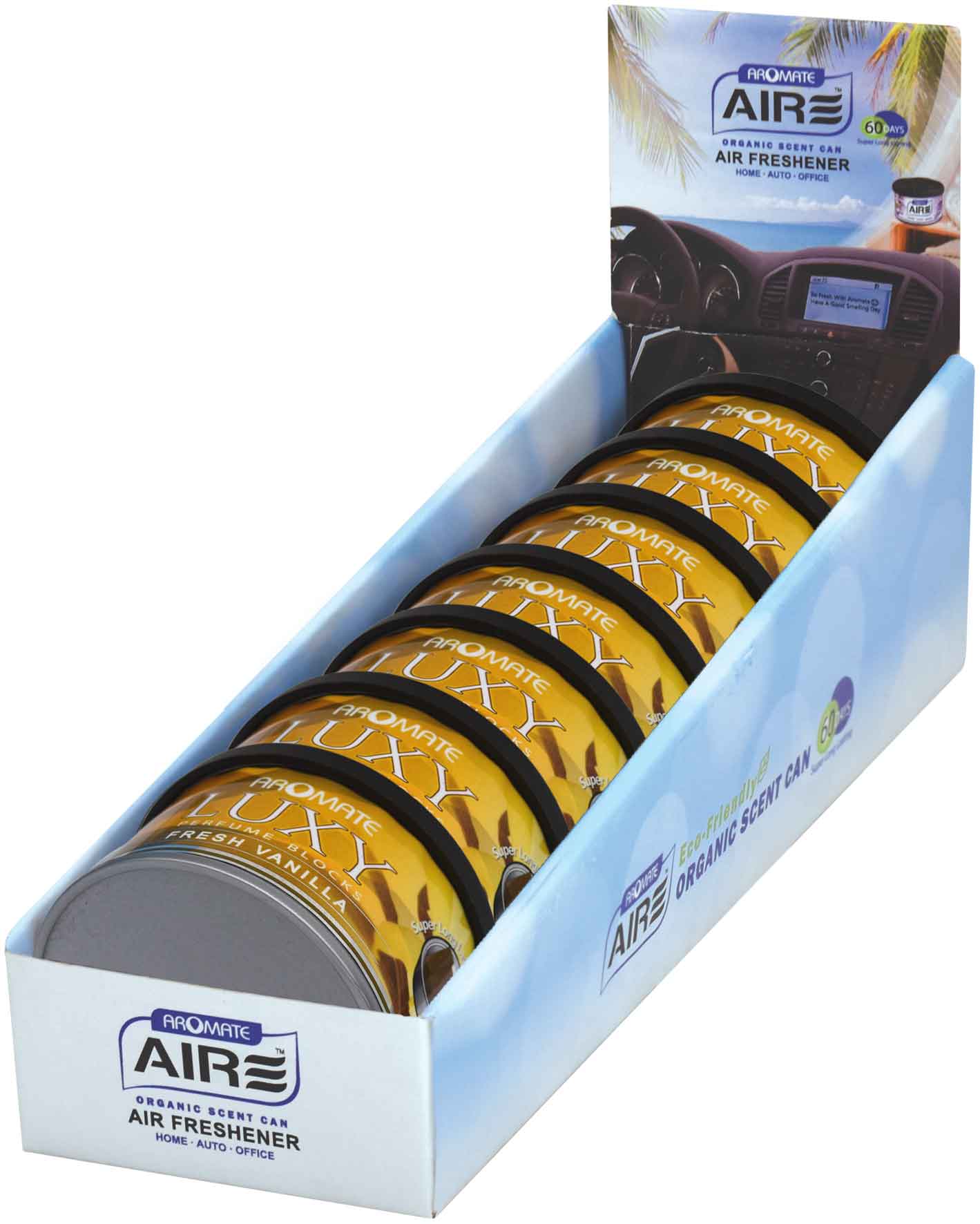 7pc Vanilla Fragrance Air Freshener in a Can