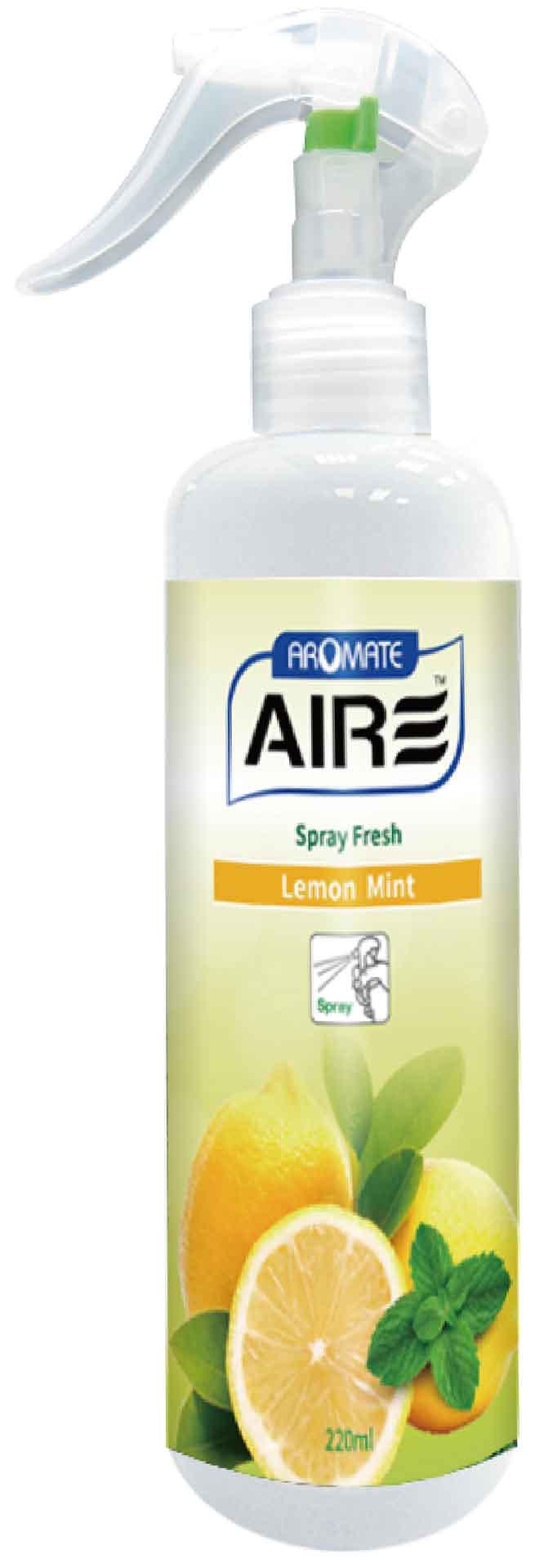AIR REFRESHER – AROMASTER SPRAY BOTTLE LEMON MINT 220ML