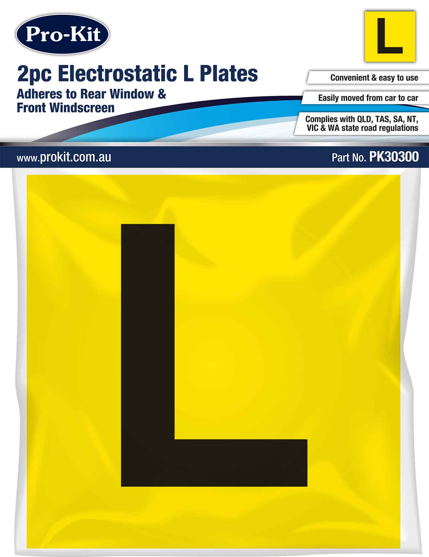 2pc Electrostatic L Plates