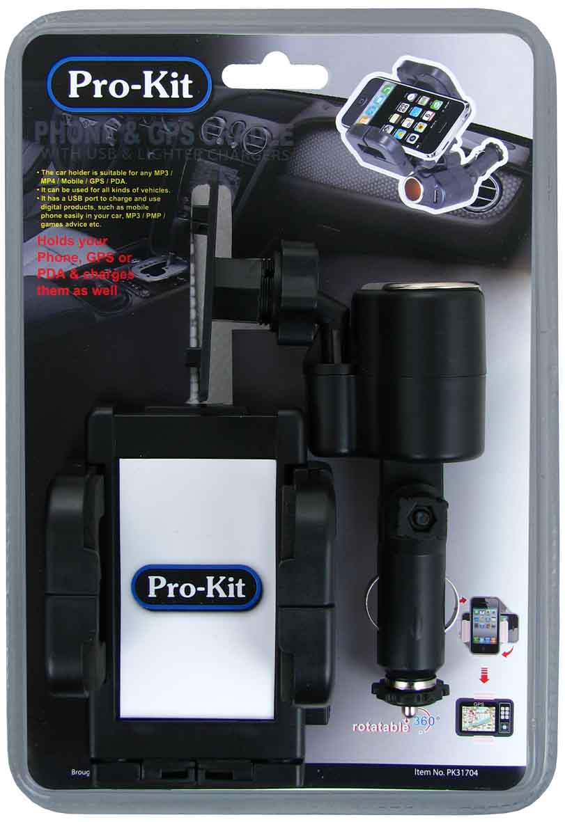 LIGHTER ADAPTOR & USB PHONE & NAVIGATOR HOLDER