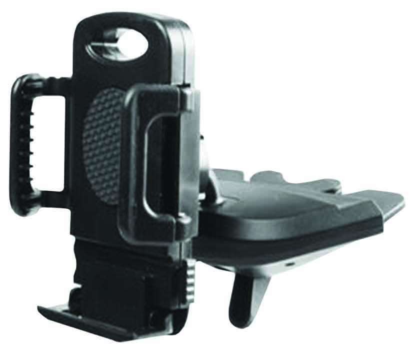 CD MOUNTED with GRIP CLAMP PHONE & NAVIGATOR HOLDER