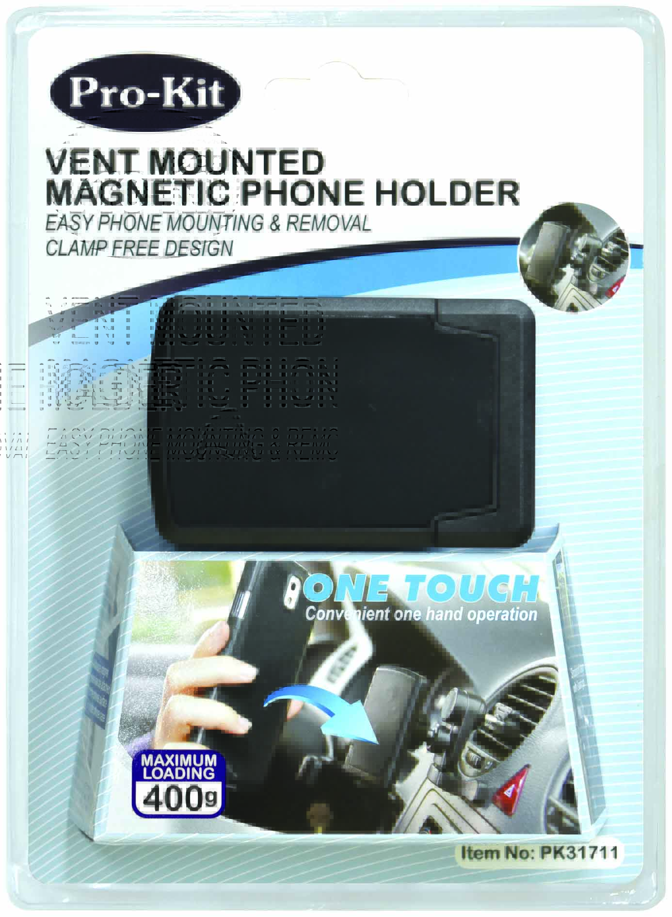 VENT MOUNTED with MAGNETIC CLAMP PHONE & NAVIGATOR HOLDER
