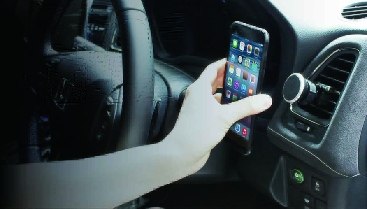 VENT MOUNTED with MAGNETIC DISK QUICK RELEASE PHONE & NAVIGATOR HOLDER