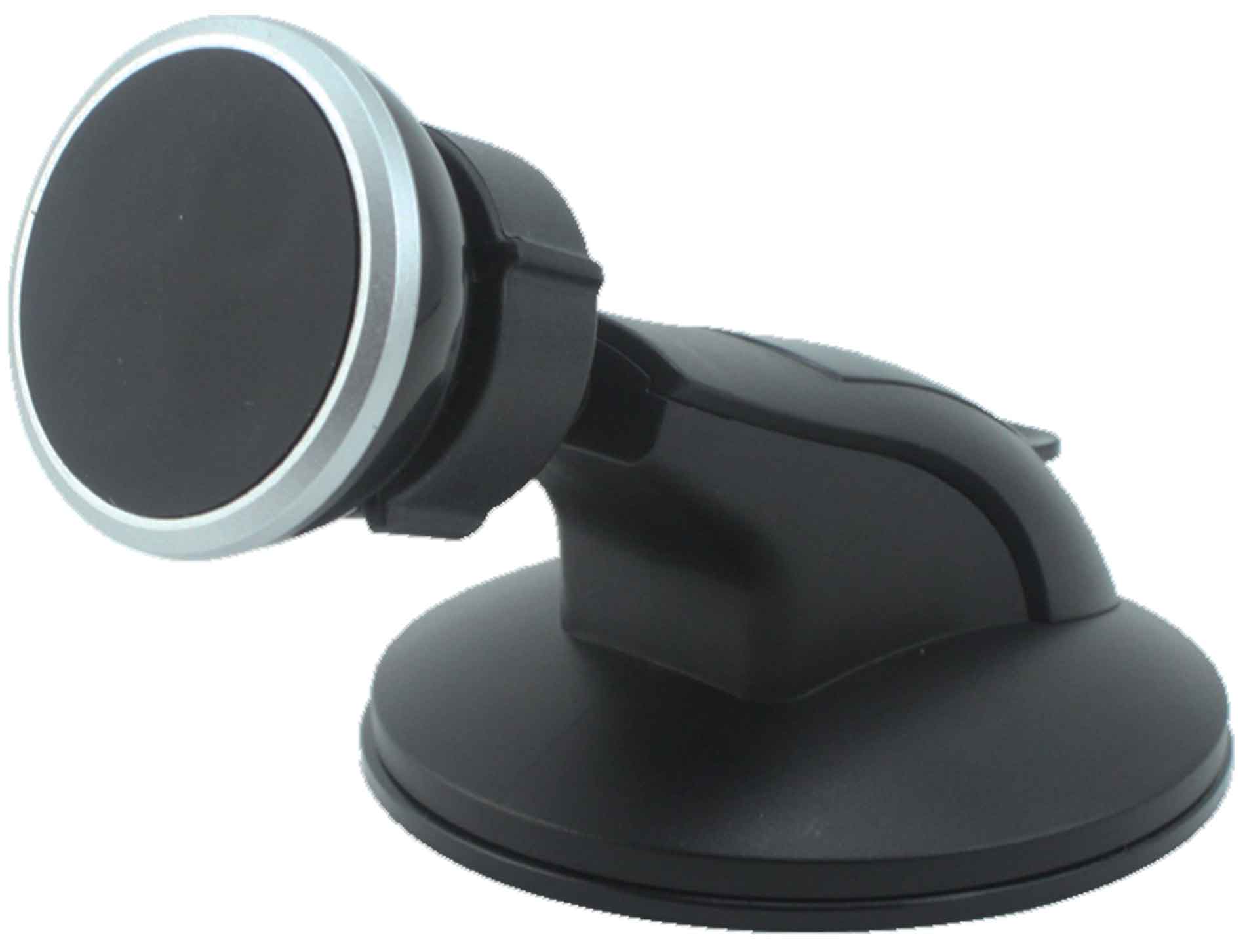 Bracket Mounted with Magnetic Disk Quick Release Phone & Navigator Holder