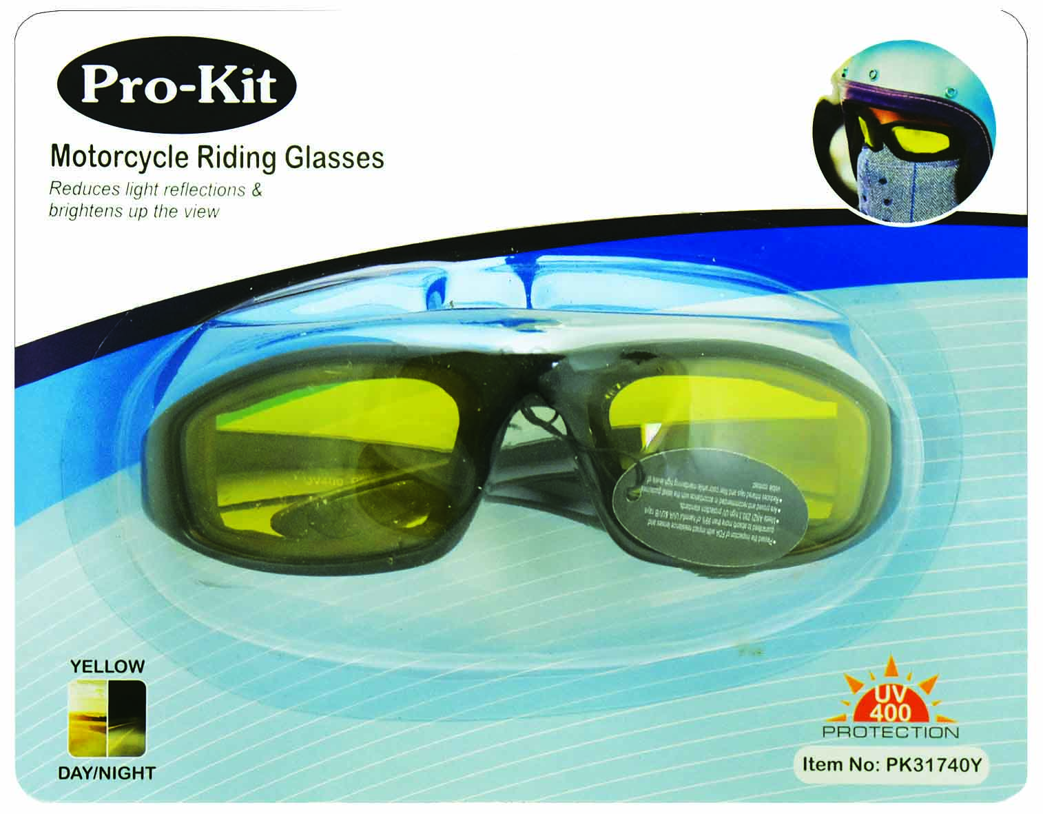 MOTORCYCLE RIDING GLASSES – YELLOW