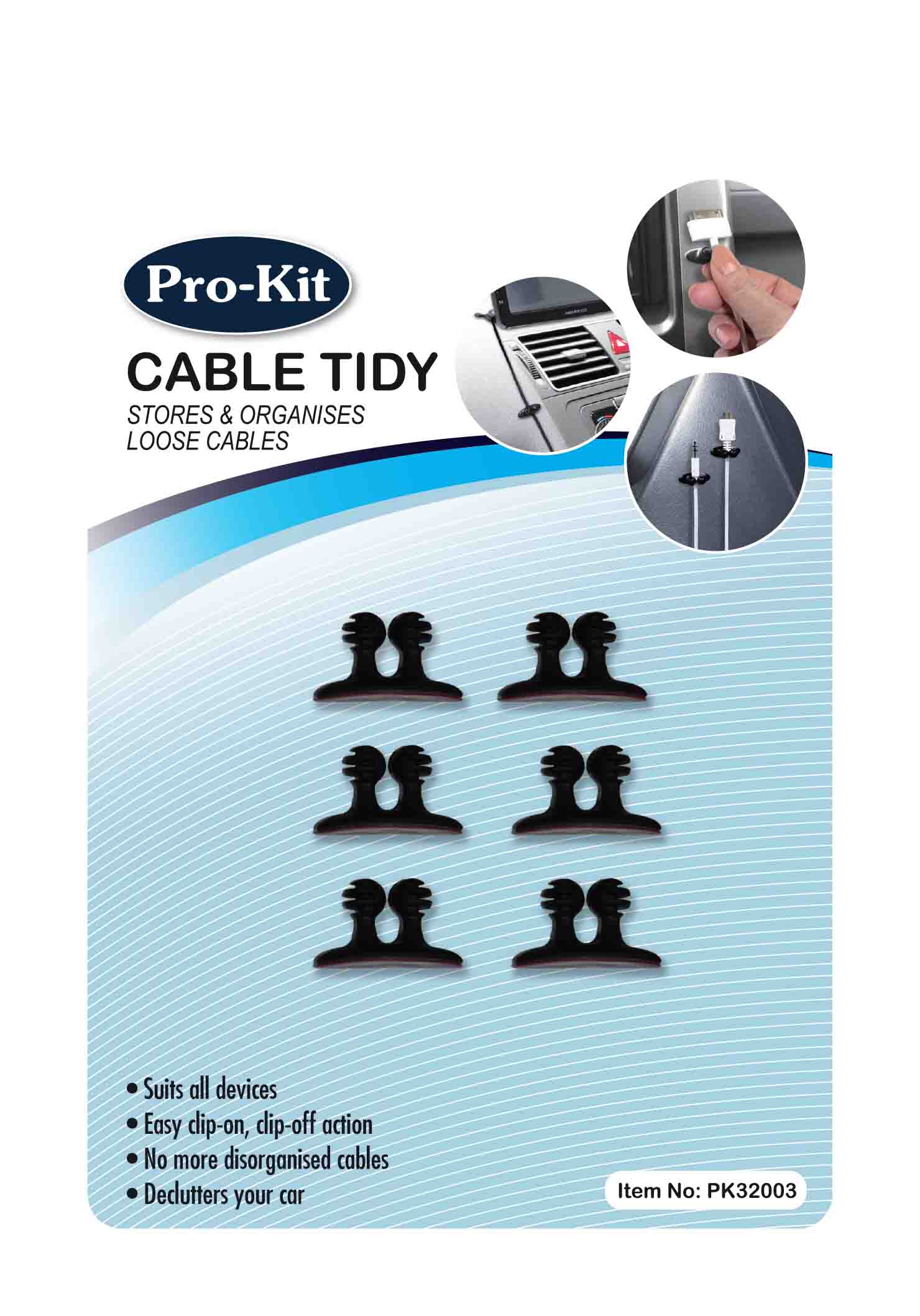 4pc Cable Tidy